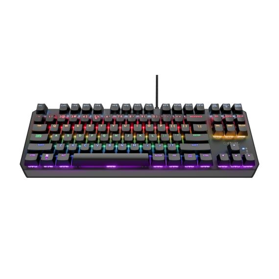ИГРОВАЯ КЛАВИАТУРА TRUST GXT 834 CALLAZ TKL, USB, BLACK