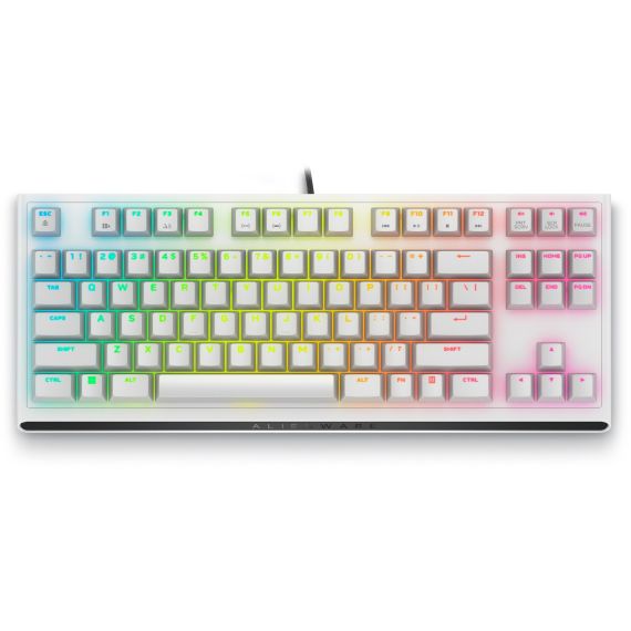 ИГРОВАЯ КЛАВИАТУРА БЕЗ ЦИФРОВОГО БЛОКА DELL  ALIENWARE AW420K / LUNAR LIGHT