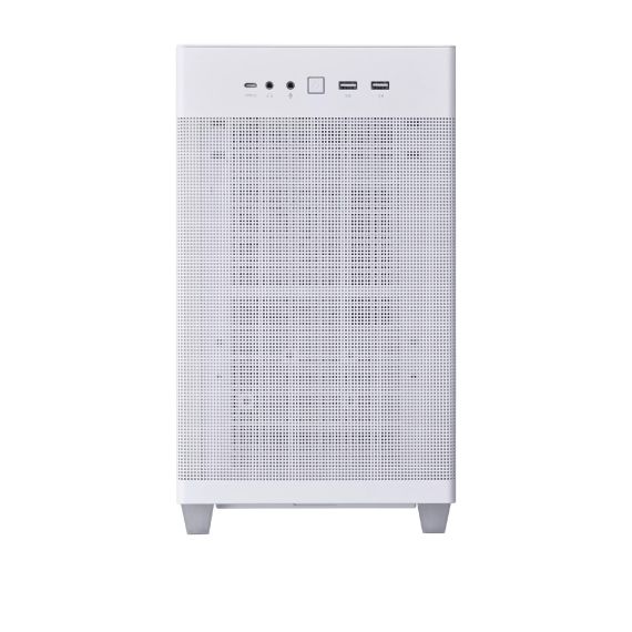 КОРПУС ASUS  PRIME AP201 MESH WHITE  / W/OPSU / 1X120MM / MATX / WHITE