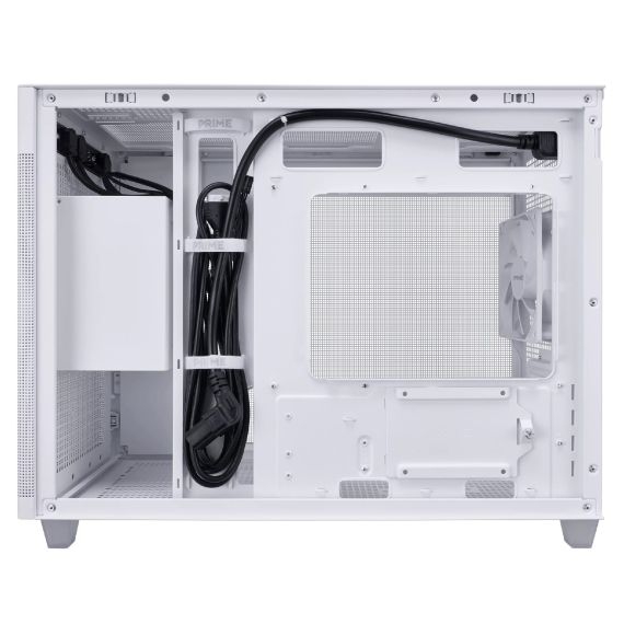КОРПУС ASUS  PRIME AP201 MESH WHITE  / W/OPSU / 1X120MM / MATX / WHITE