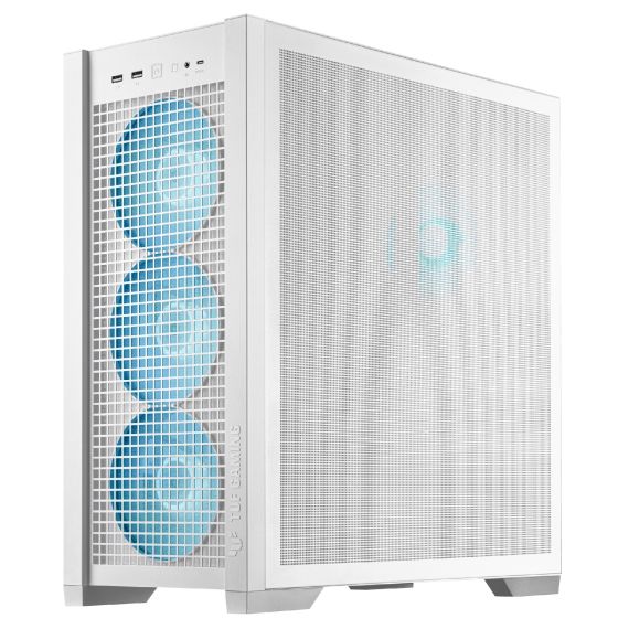 КОРПУС ASUS TUF GAMING GT302 ARGB WHITE / NO PSU / 4X140MM ARGB FAN/ EATX/ WHITE