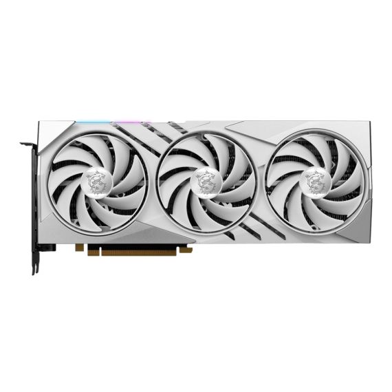 ВИДЕОКАРТА MSI GEFORCE RTX 4070 TI SUPER GAMING X SLIM WHITE / 16GB / GDDR6X / 256BIT