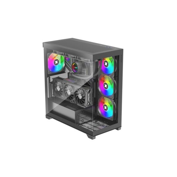 КОРПУС XILENCE XILENT GLEAM / X818.ARGB/ NO PSU/ AQUARIUM PANEL/ ATX/ BLACK