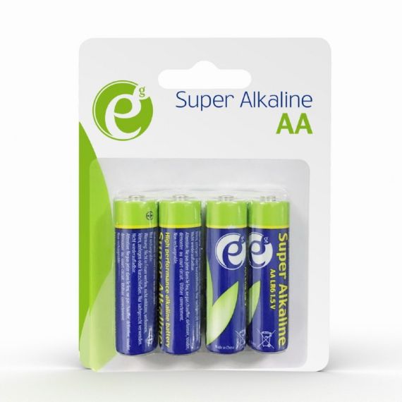 GEMBIRD  ALCALINE BATTERY AA, 4PCS, BLISTER PACK