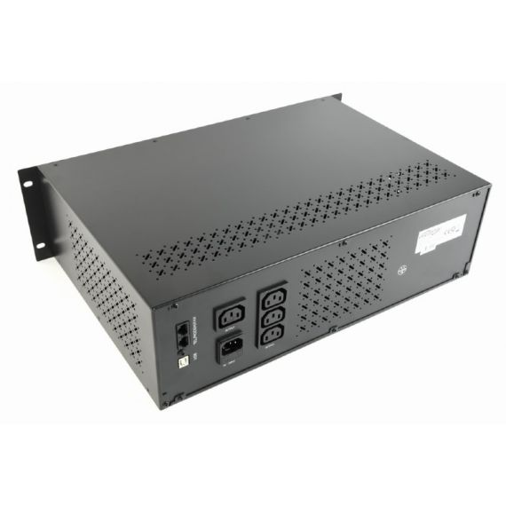 GEMBIRD RACK 3.4U UPS UPS-RACK-1500, 1500VA/900W, AVR, 4XIEC, LCD DISPLAY, USB CONTROL INTERFACE, 2X12V/7AH BATTERY