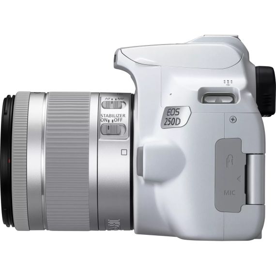 DSLR CAMERA CANON EOS 250D 18-55 F/3.5-5.6 IS STM WHITE (3458C003)