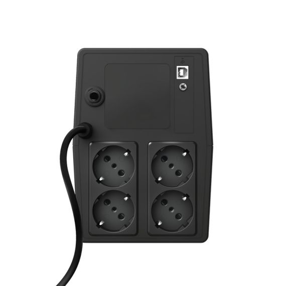 TRUST BACK-UPS PAXXON 1000VA/600W, AVR, 4 X CEE 7/7 SCHUKO (ALL 4 BATTERY BACKUP + SURGE PROTECTED), LED INDICATORS, 2 MINUTES OF RUNTIME AT 450W CAPACITY LOAD, USB CONNECTION AND DOWNLOADABLE PC SOFTWARE