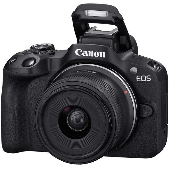 БЕЗЕРККАЛЬНАЯ КАМЕРА CANON EOS R50 + RF-S 18-45 F/4.5-6.3 IS STM + RF-S 55-210 F/5.0-7.1 IS STM BLACK  (5811C034)