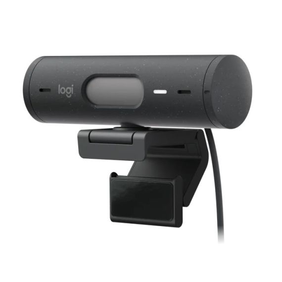 ВЕБ-КАМЕРА LOGITECH BRIO 500 / 1080P / AUTO LIGHT CORRECTION / 4MP / STEREO MIC / USB-C / GRAPHITE