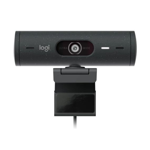 ВЕБ-КАМЕРА LOGITECH BRIO 500 / 1080P / AUTO LIGHT CORRECTION / 4MP / STEREO MIC / USB-C / GRAPHITE