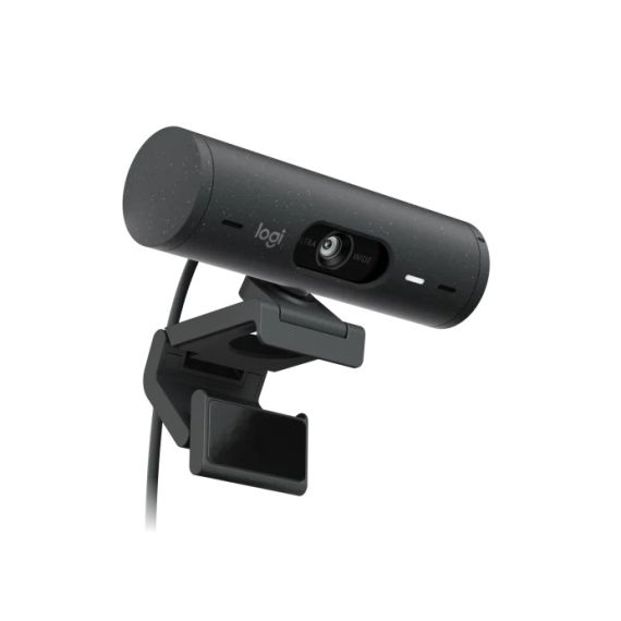 ВЕБ-КАМЕРА LOGITECH BRIO 500 / 1080P / AUTO LIGHT CORRECTION / 4MP / STEREO MIC / USB-C / GRAPHITE