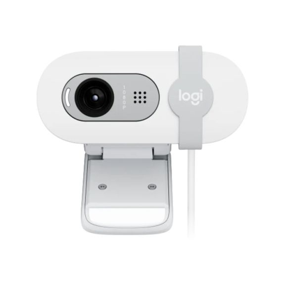 ВЕБ-КАМЕРА LOGITECH BRIO 100 / 1080P/30FPS / PRIVACY SHUTTER / MIC / USB-A / OFF-WHITE