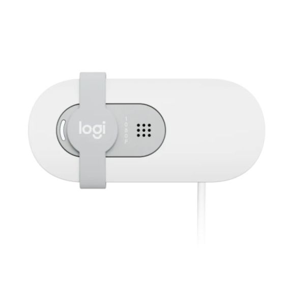 ВЕБ-КАМЕРА LOGITECH BRIO 100 / 1080P/30FPS / PRIVACY SHUTTER / MIC / USB-A / OFF-WHITE