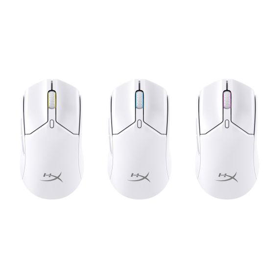 БЕСПРОВОДНАЯ ИГРОВАЯ МЫШЬ HYPERX PULSEFIRE HASTE 2 MINI, WHITE [7D389AA]