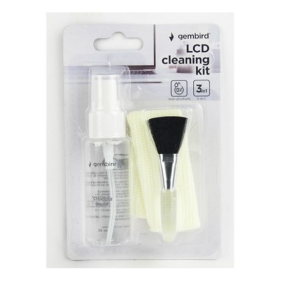 3-В-1 НАБОР ДЛЯ ЧИСТКИ ЖК-ДИСПЛЕЯ GEMBIRD CK-LCD-04