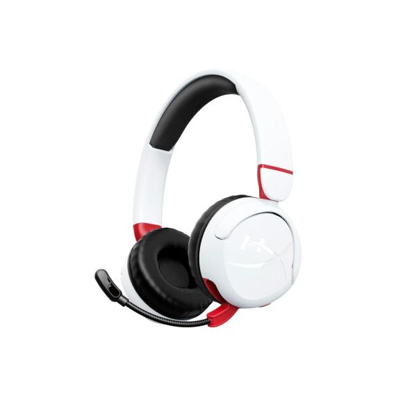 БЕСПРОВОДНЫЕ НАУШНИКИ HYPERX CLOUD MINI, WHITE/RED, [7G8F2AA]