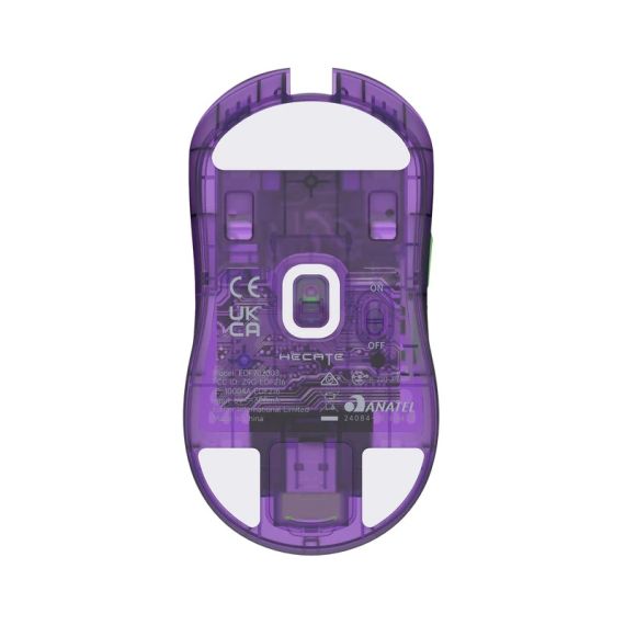 ТРЕХРЕЖИМНАЯ БЕСПРОВОДНАЯ ИГРОВАЯ МЫШЬ EDIFIER HECATE G3M PRO TRANSPARENT PURPLE