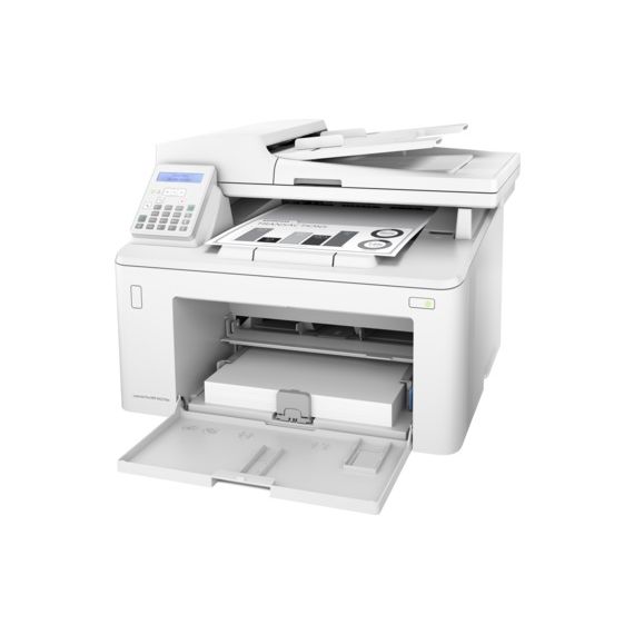 MFD HP LASERJET PRO M227FDN, WHITE, A4, 28PPM, FAX, 256MB, UP TO 30000 MONTHLY, 1200DPI, DUPLEX, 35 SHEETS ADF,  HI-SPEED USB 2.0, FAST ETHERNET 10/100BASE-TX, HP EPRINT, APPLE AIRPRINT (CF230A ~1600 PAGES, CF230X~3500 PAGES)