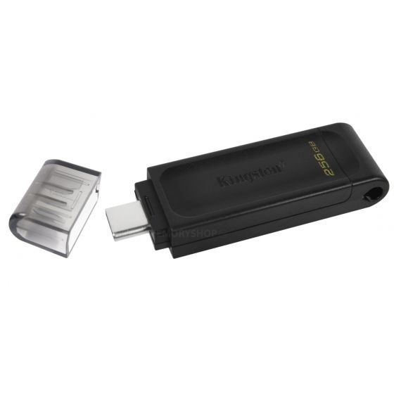 ФЛЕШ-НАКОПИТЕЛЬ USB KINGSTON DATATRAVELER 70 / USB-С3.2 / 256ГБ