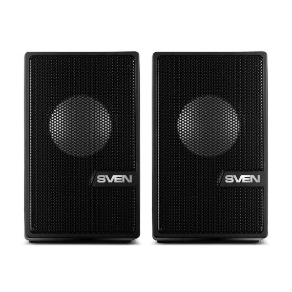 КОЛОНКИ SVEN 340 / 2.0 / 6W RMS / BLUETOOTH / USB POWER SUPPLY / BLACK
