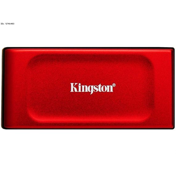 ПОРТАТИВНЫЙ НАКОПИТЕЛЬ SSD KINGSTON XS1000 RED, 1ТБ, USB 3.2 GEN 2
