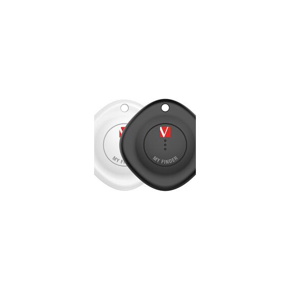 BLUETOOTH TRACKER VERBATIM MY FINDER 2 PACK, BLACK & WHITE