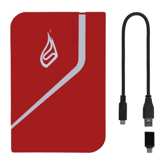 2.5” ВНЕШНИЙ ИГРОВОЙ SSD VERBATIM SUREFIRE PYRODRIVE / 1TB / USB 3.2 GEN1 / RED