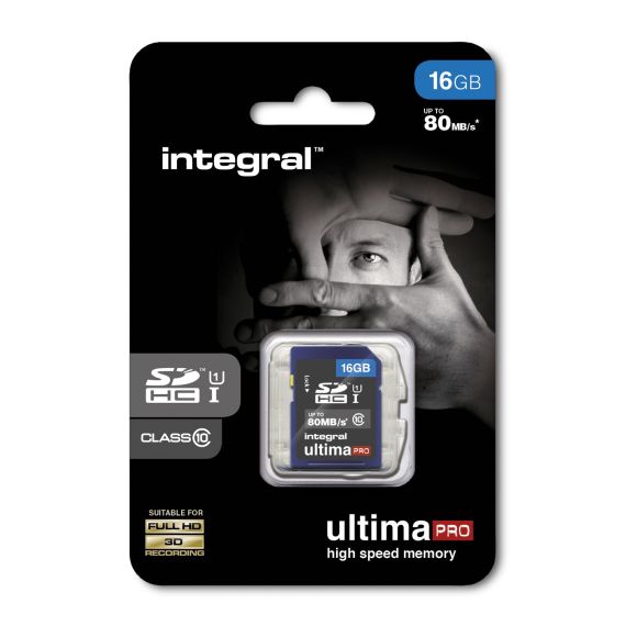 КАРТА ПАМЯТИ INTEGRAL ULTIMA PRO/16GB SDHC CLASS10 UHS-I, U1