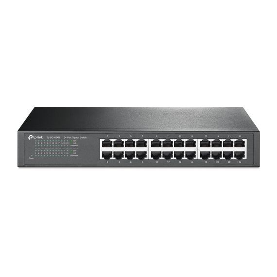 КОММУТАТОР TP-LINK TL-SG1024 / 24 PORT / 1GB / RJ45 / 1U 19-INCH RACK-MOUNTABLE STEEL CASE