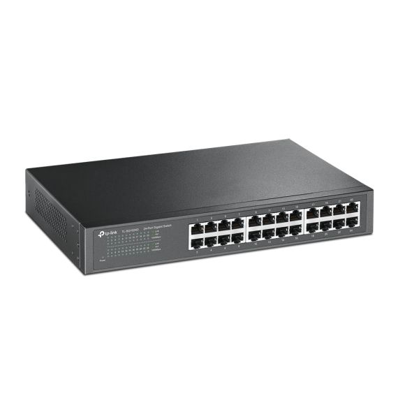 КОММУТАТОР TP-LINK TL-SG1024 / 24 PORT / 1GB / RJ45 / 1U 19-INCH RACK-MOUNTABLE STEEL CASE