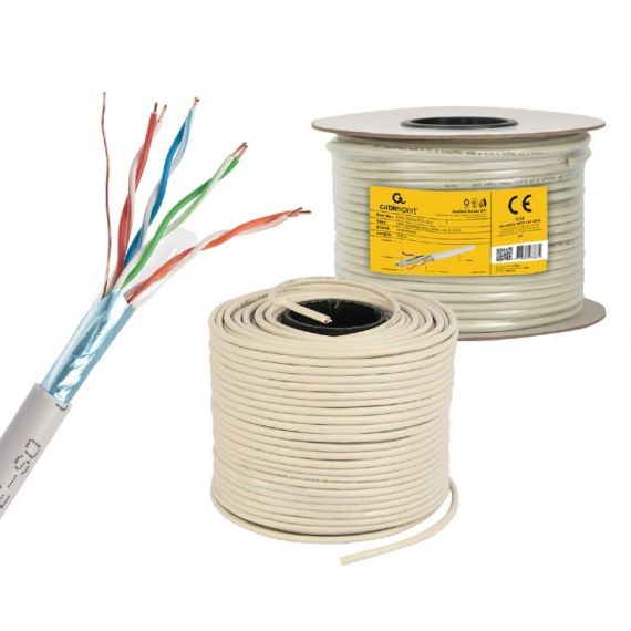 CABLE FTP GEMBIRD FPC-5004E-SOL, AWG24 SOLID CCA , 100M