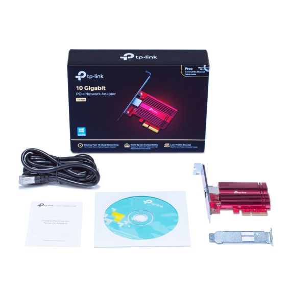 PCIE / 10 GIGABIT ETHERNET ADAPTER  / TP-LINK TX401