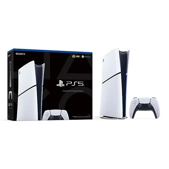 ИГРОВАЯ КОНСОЛЬ SONY PLAYSTATION 5 DIGITAL SLIM (WITHOUT DISC EDITION), 1TB, WHITE; 1 X GAMEPAD (DUALSENSE)