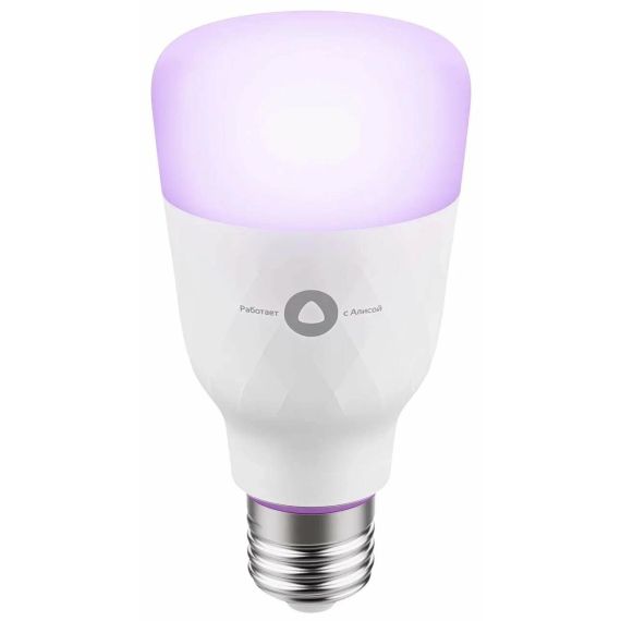 LED ЛАМПОЧКА YANDEX SMART BULB WITH ALISA / SMART WI-FI RGB / E27 / 8W / 1700K-6500K