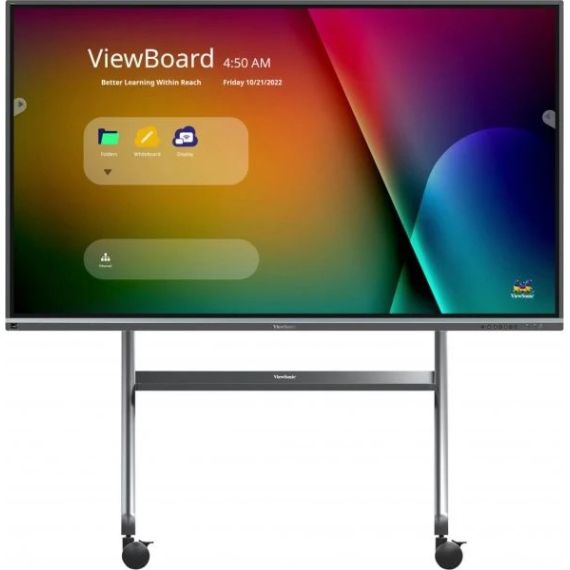 ТОНКАЯ ТЕЛЕЖКА ДЛЯ ДИСПЛЕЕВ ОТ 55” ДО 105” VIEWSONIC VB-STND-009, GRAY, 150KG MAX