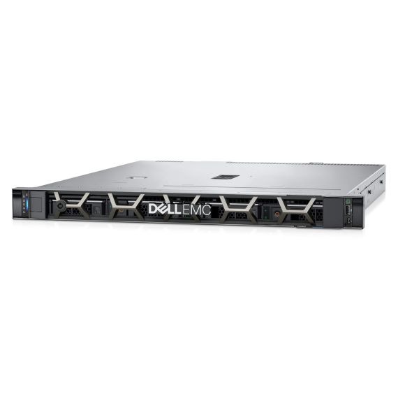 DELL POWEREDGE R250 1U RACK, INTEL XEON E-2314 (2.8GHZ, 8M, 4C/4T, 65W), 1X16GB UDIMM DDR4 RAM, 2TB HDD SATA,  (CHASSIS 4X3.5” HOT-PLUG HDD), PERC 355,  IDRAC9 BASIC, ON-BOARD LOM BROADCOM 5720 DUAL PORT 1GB, TPM 2.0 V3, SINGLE HOT-PLUG 700W PSU TITANIUM,