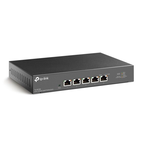 КОММУТАТОР TP-LINK TL-SX105/ 5 PORT /10GIGABIT / RJ45 / STEEL CASE
