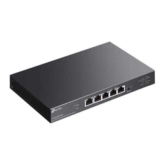 КОММУТАТОР TP-LINK TL-SG105PP-M2/ 5 PORT / 2.5GIGABIT / RJ45 / STEEL CASE