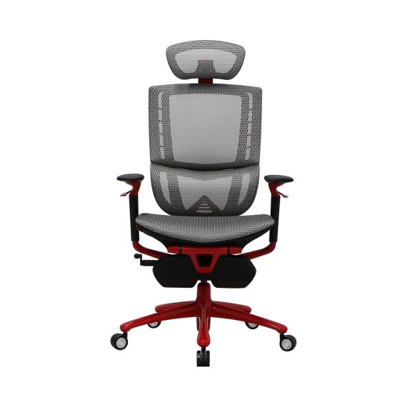 ИГРОВОЕ КРЕСЛО 1STPLAYER ERGO PLAY/ 160KG/  3D ARMREST/ WHITE&RED