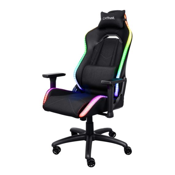ИГРОВОЕ КРЕСЛО TRUST GXT 719 RUYA / 150KG / UP TO 195CM / BLACK RGB