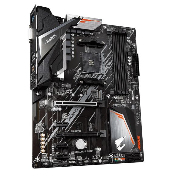 GIGABYTE GA-A520 AORUS ELITE, SOCKET AM4, AMD A520, DUAL 4XDDR4-4733, APU AMD GRAPHICS, DVI, HDMI, 2XPCIE X16, 4XSATA3, RAID, 1XM.2, 3XPCIE X1, ALC1200 HDA, S/PDIF, GBE LAN, 1XUSB3.2GEN2, 5XUSB3.2, RGB FUSION 2.0, ATX