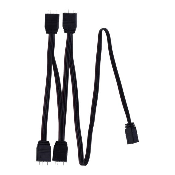 XILENCE LQZ.ARGB_SET CABLE (XZ171), COOLING CONTROL SET FOR  ARGB COMPONENTS: 5V D/P 3PIN CONNECTIONS, 1 X RECEIVER, 1 X REMOTE CONTROLLER, 1X 1 TO 4 ARGB SPLITTER
