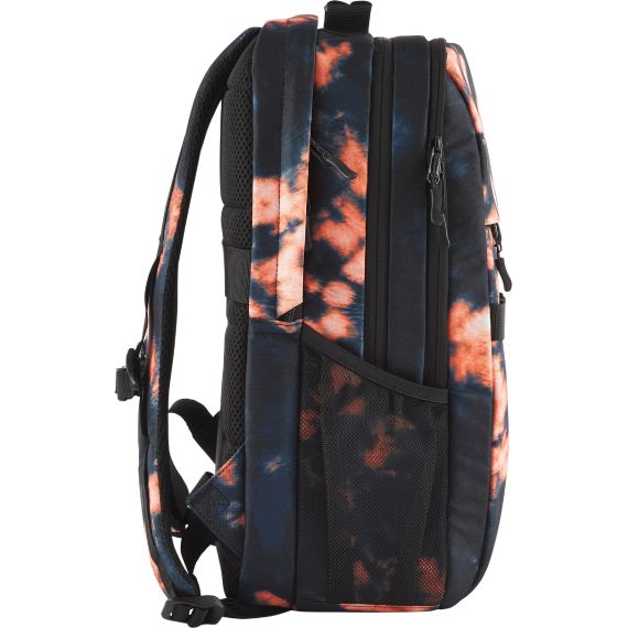 16.1” NB BACKPACK - HP CAMPUS XL TIE DYE BACKPACK - EXTRA-PADDED FLOATING LAPTOP POCKET, A DOUBLE-COIL, LOCKABLE ZIPPER, RAIN-REPELLANT MATERIAL.