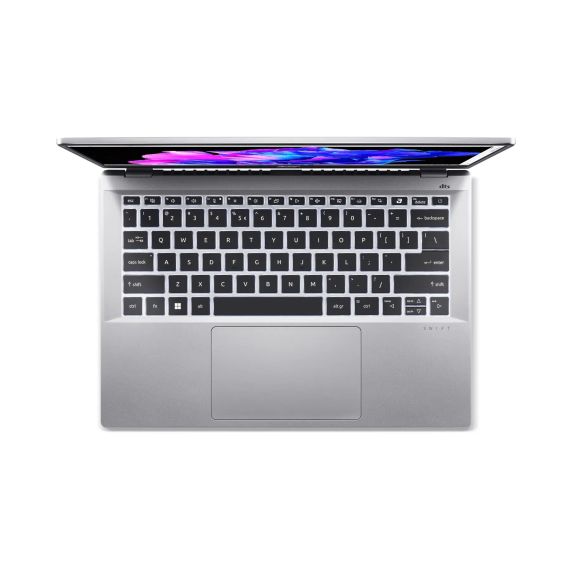 НОУТБУК 14.0” ACER SWIFT GO 14 (NX.KP0EU.003) / 2.8K / OLED / 16:10 / INTEL CORE ULTRA 5 125H / 16GB / 1TB SSD / PURE SILVER