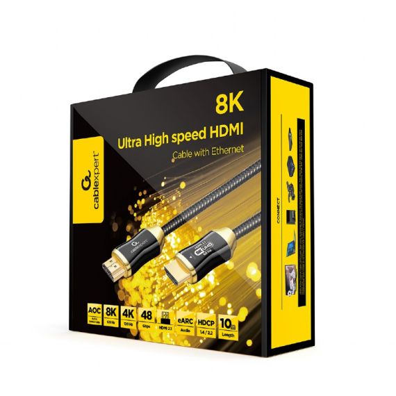 ВИДЕО КАБЕЛЬ CABLEXPERT CCBP-HDMI8K-AOC-10M/ ”AOC PREMIUM SERIES”/ SUPPORTS 8K UHD RESOLUTIONS AT 60HZ/ MALE-MALE/10 M