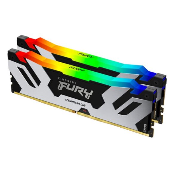 ОПЕРАТИВНАЯ ПАМЯТЬ KINGSTON FURY RENEGADE SILVER RGB DDR5-6000 96GB (KIT OF 2*48GB)
