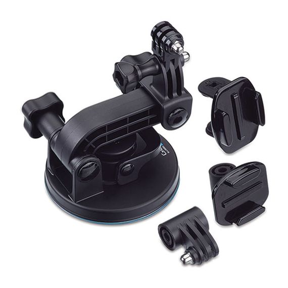 GOPRO SUCTION CUP MOUNT - TO ATTACH GOPRO TO CARS, BOATS, MOTORCYCLES AND MORE, SPEED OF 150+ MPH, COMPATIBLE WITH ALL GOPRO CAMERAS.