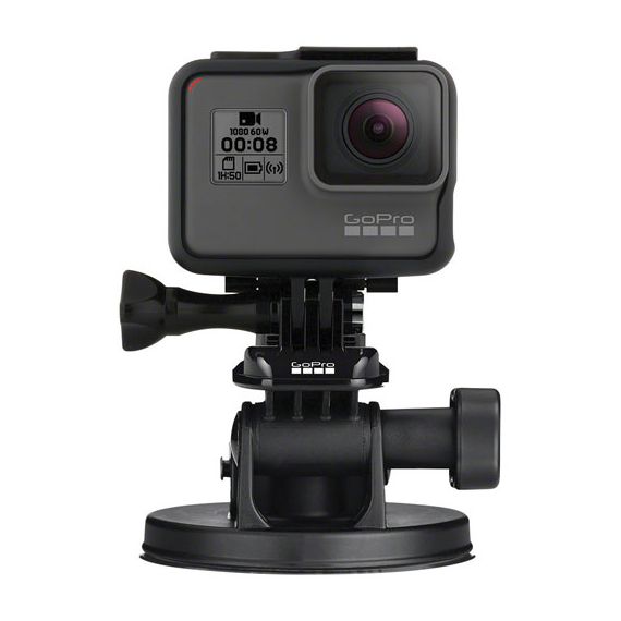 GOPRO SUCTION CUP MOUNT - TO ATTACH GOPRO TO CARS, BOATS, MOTORCYCLES AND MORE, SPEED OF 150+ MPH, COMPATIBLE WITH ALL GOPRO CAMERAS.