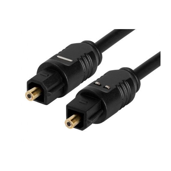 OPTICAL CABLE 4MM - 2M -  BRACKTON K-TOS-SKB-0200.B, TOSLINK-CABLE, M/M, GLASS FIBER OD 4MM, 1.8M, UP TO 125 MBIT/S, WITH DUST CAPS, BLACK