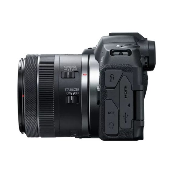БЕЗЗЕРККАЛЬНАЯ КАМЕРА CANON EOS R8 + RF 24-50 F/4.5-6.3 IS STM  (5803C016) BLACK